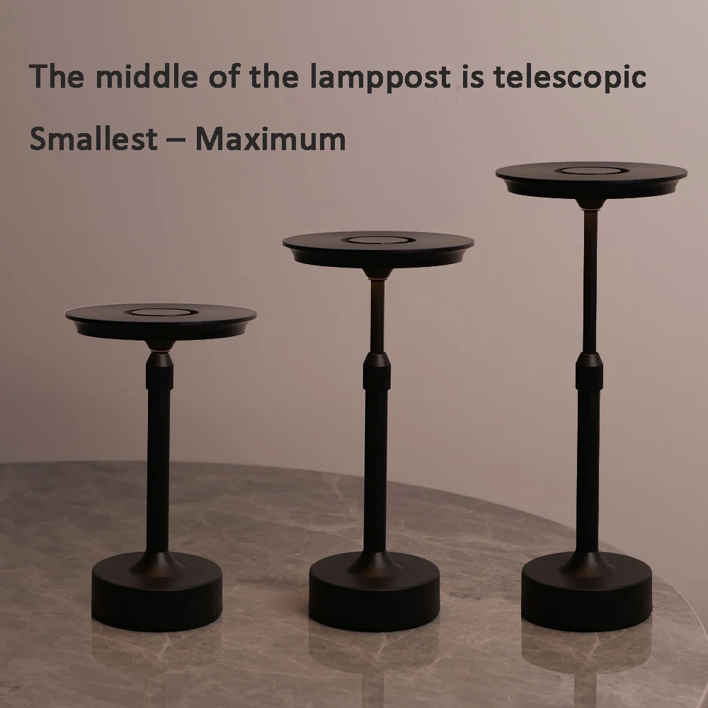 Wierless Charging LED Desk Lamp Restaurant Bar Table Lamp Infinite Dimming Atmosphere Retro Portable Touch Lamp LED Night Light
Wierless Charging LED Desk Lamp Restaurant Bar Table Lamp Infinite Dimming Atmosphere Retro Portable Touch Lamp LED Night Light