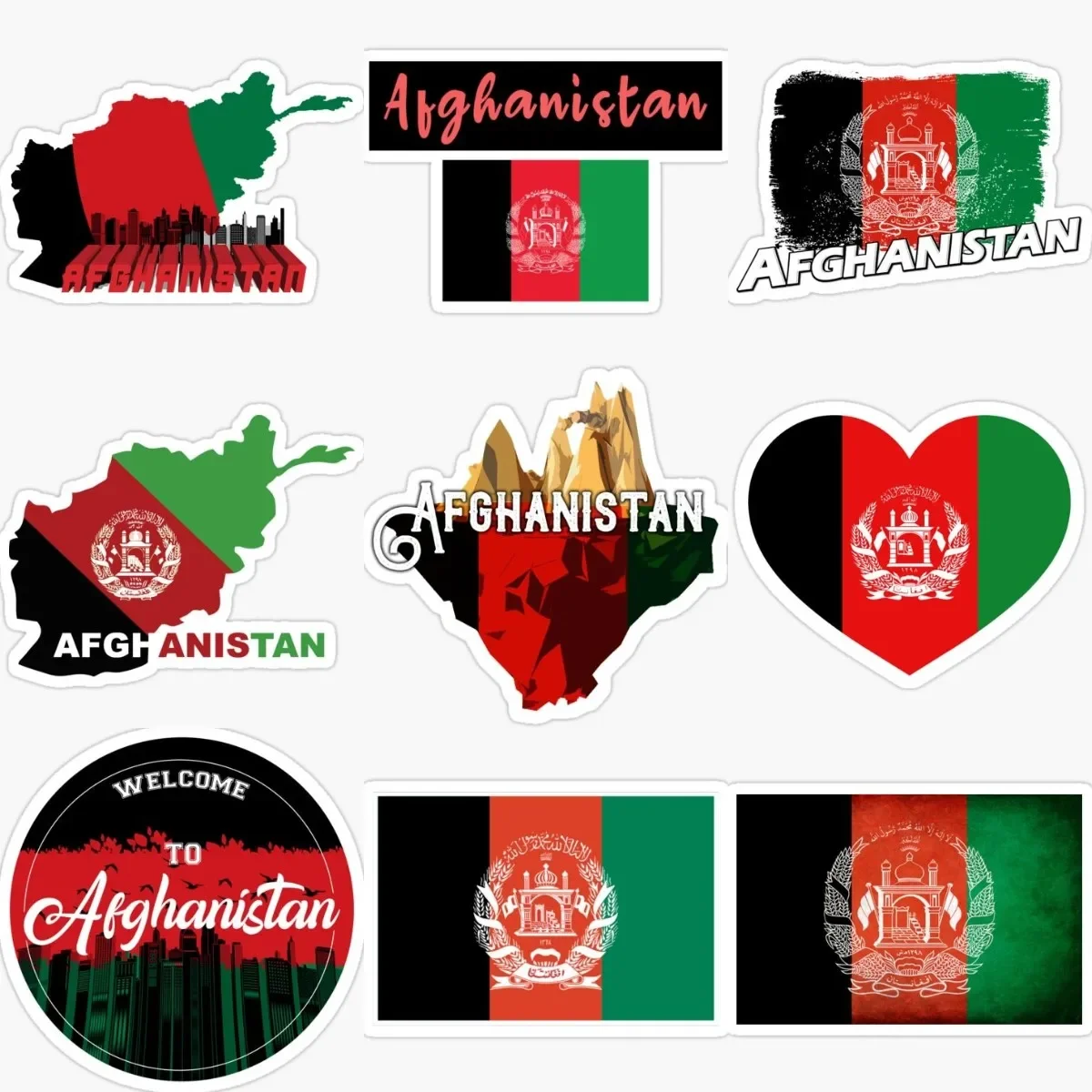 Creative Afghanistan Flag Map Emblem Creative PVC Sticker for Decorate Wall Car Motorcycle Off-road Helmet Camper Bumper Decal
Creative Afghanistan Flag Map Emblem Creative PVC Sticker for Decorate Wall Car Motorcycle Off-road Helmet Camper Bumper Decal