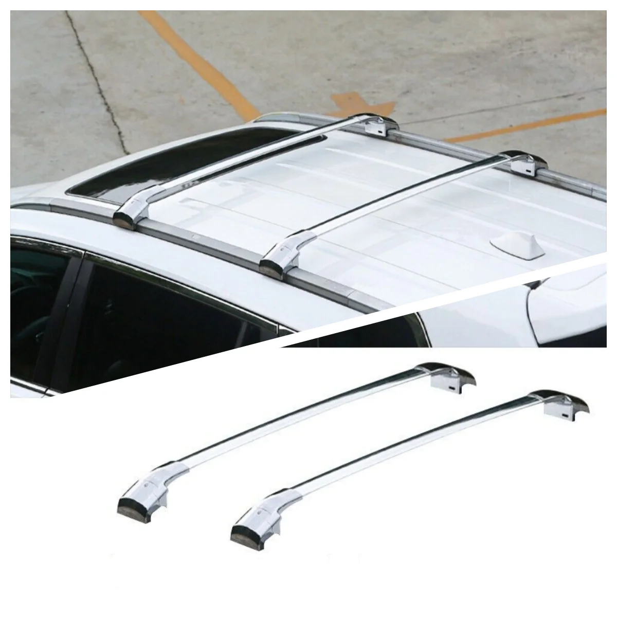 2Pcs Roof Rail Rack Cross Bars Crossbars for Jaguar F-PACE 2016-2024
2Pcs Roof Rail Rack Cross Bars Crossbars for Jaguar F-PACE 2016-2024