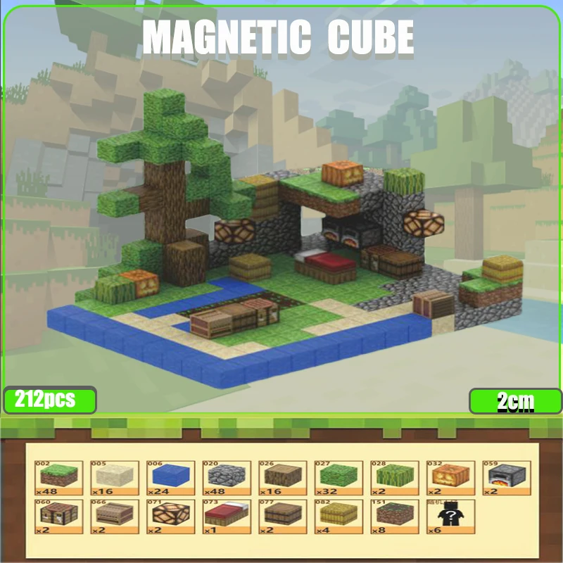 Puzzle games, magnetic building blocks, mineral world blocks, children's age 3+, DIY models, children's Montessori sensory toys
Puzzle games, magnetic building blocks, mineral world blocks, children's age 3+, DIY models, children's Montessori sensory toys