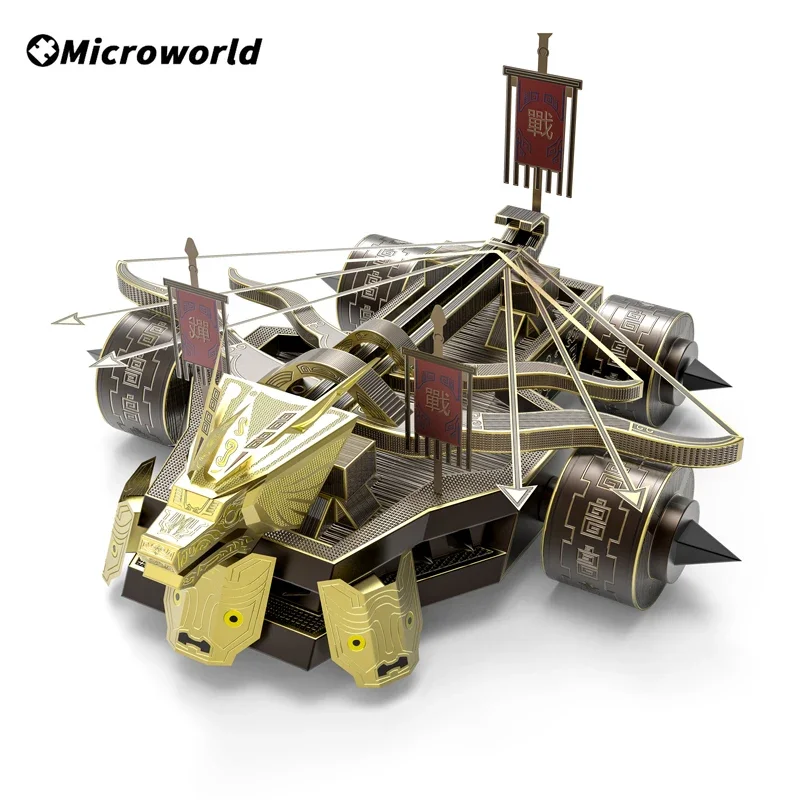 Microworld 3D Metal Styling Puzzle Game Ballista Chariot Model Kits Laser Cutting DIY Jigsaw Toys Birthday Gift For Adults Kids
Microworld 3D Metal Styling Puzzle Game Ballista Chariot Model Kits Laser Cutting DIY Jigsaw Toys Birthday Gift For Adults Kids