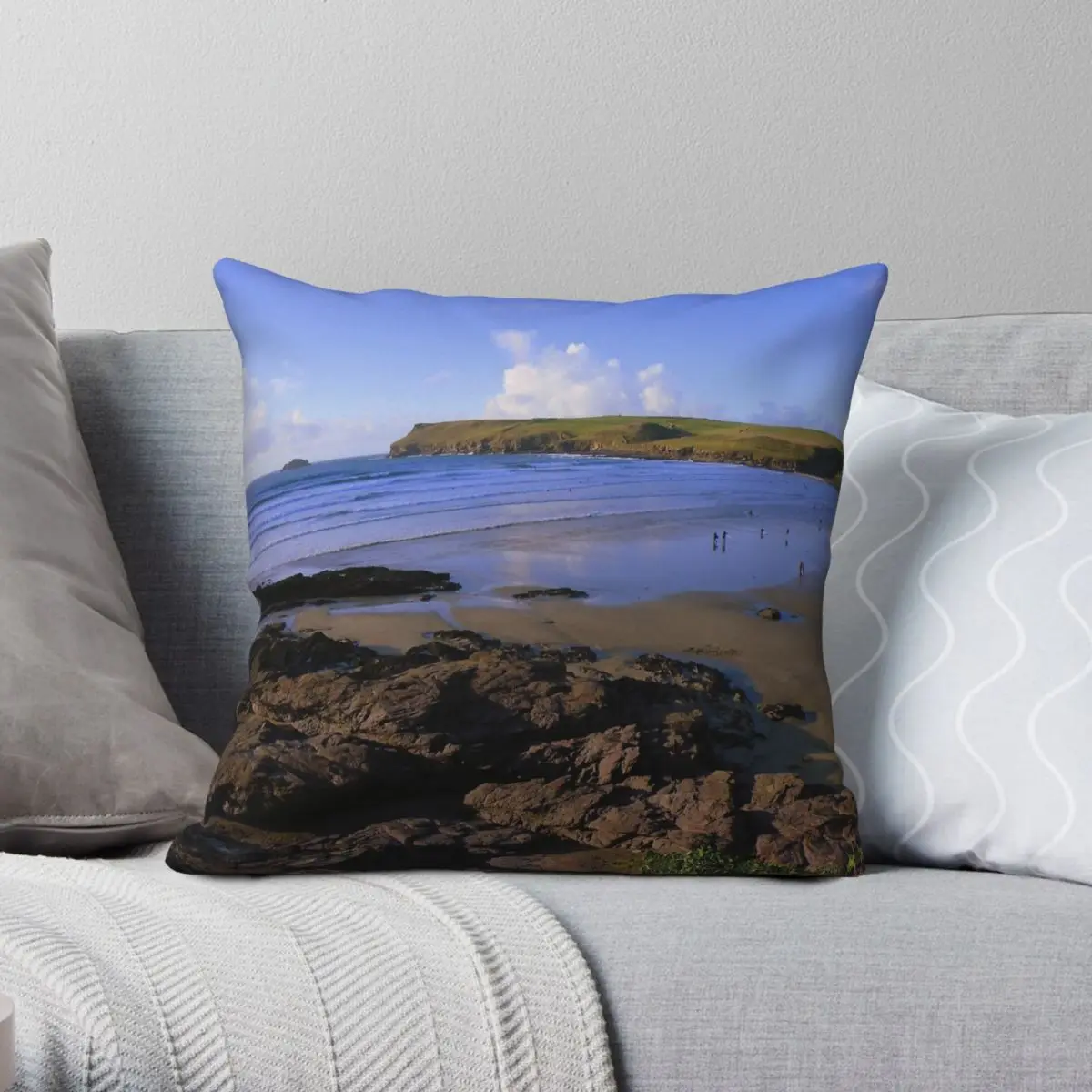 Cornwall Polzeath Beach Square Pillowcase Polyester Linen Velvet Pattern Zip Decorative Pillow Case Bed Cushion Case
Cornwall Polzeath Beach Square Pillowcase Polyester Linen Velvet Pattern Zip Decorative Pillow Case Bed Cushion Case