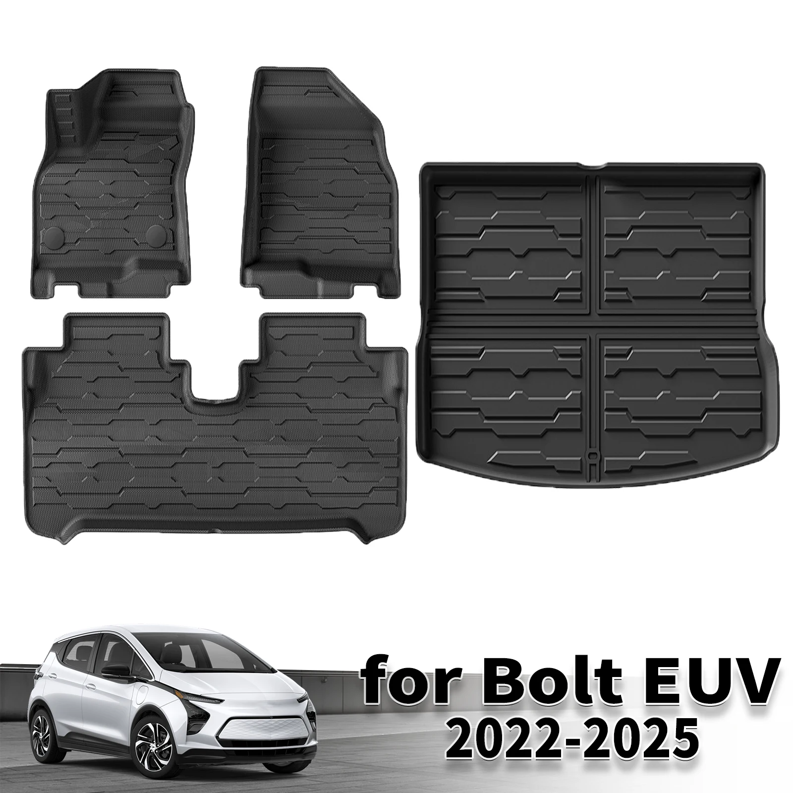 for Chevrolet Chevy Bolt EUV 2025 2024 2023 2022 (Not fit for EV) Waterproof 3D TPE Car Mats, Perfect Fit, Odorless Accessories
for Chevrolet Chevy Bolt EUV 2025 2024 2023 2022 (Not fit for EV) Waterproof 3D TPE Car Mats, Perfect Fit, Odorless Accessories