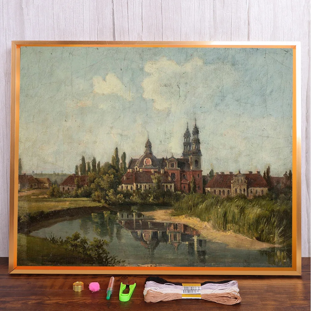 Scenery Church And Monastery Cross Stitch DIY Embroidery Patterns Handicraft Handmade Knitting Sewing Needle Jewelry Promotions
Scenery Church And Monastery Cross Stitch DIY Embroidery Patterns Handicraft Handmade Knitting Sewing Needle Jewelry Promotions