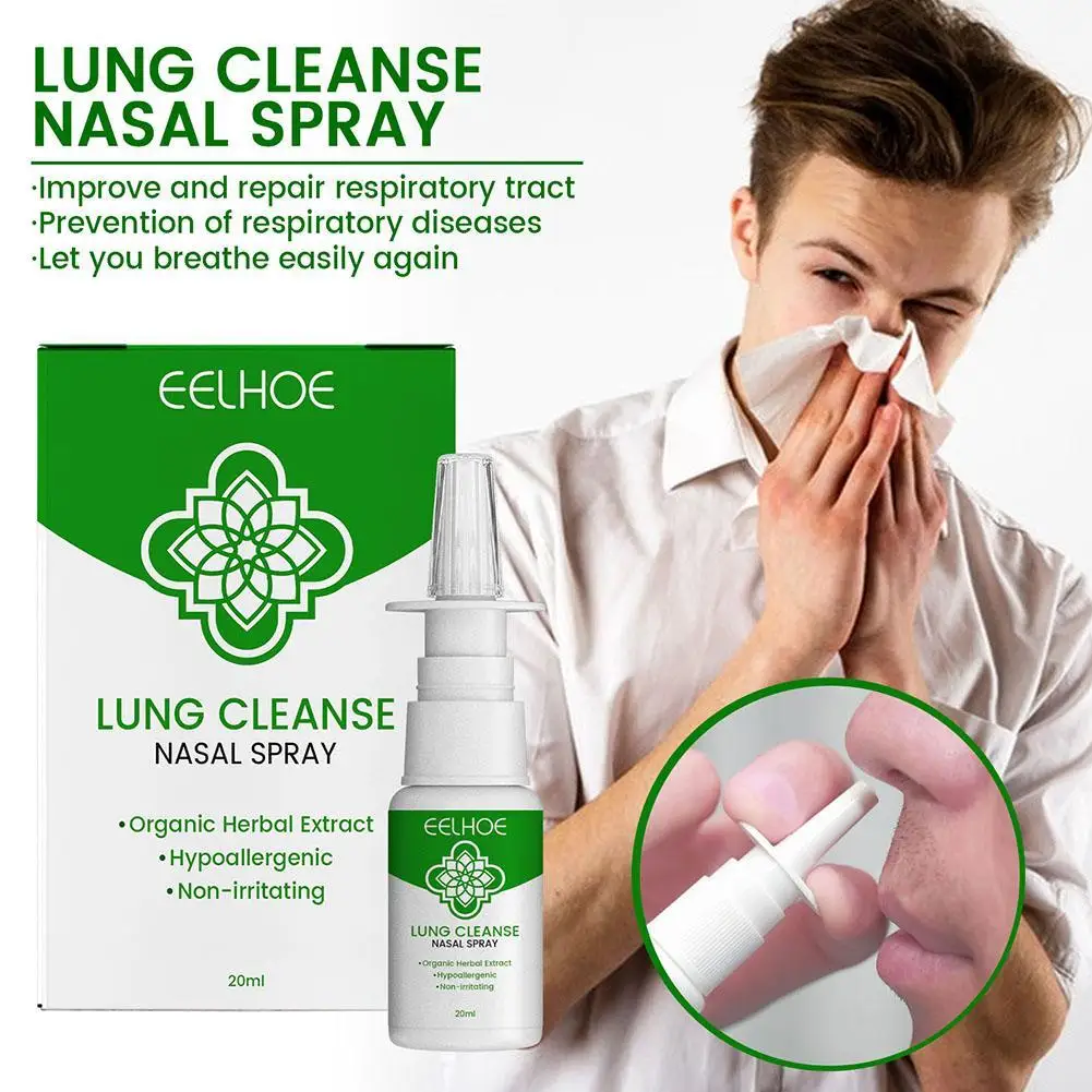20ml Lung Cleanse Lung Detox Herbal Cleanser Spray For Smokers Clear Nasal Congestion Mist Natural Herbs Rhinitis Spray Care
20ml Lung Cleanse Lung Detox Herbal Cleanser Spray For Smokers Clear Nasal Congestion Mist Natural Herbs Rhinitis Spray Care