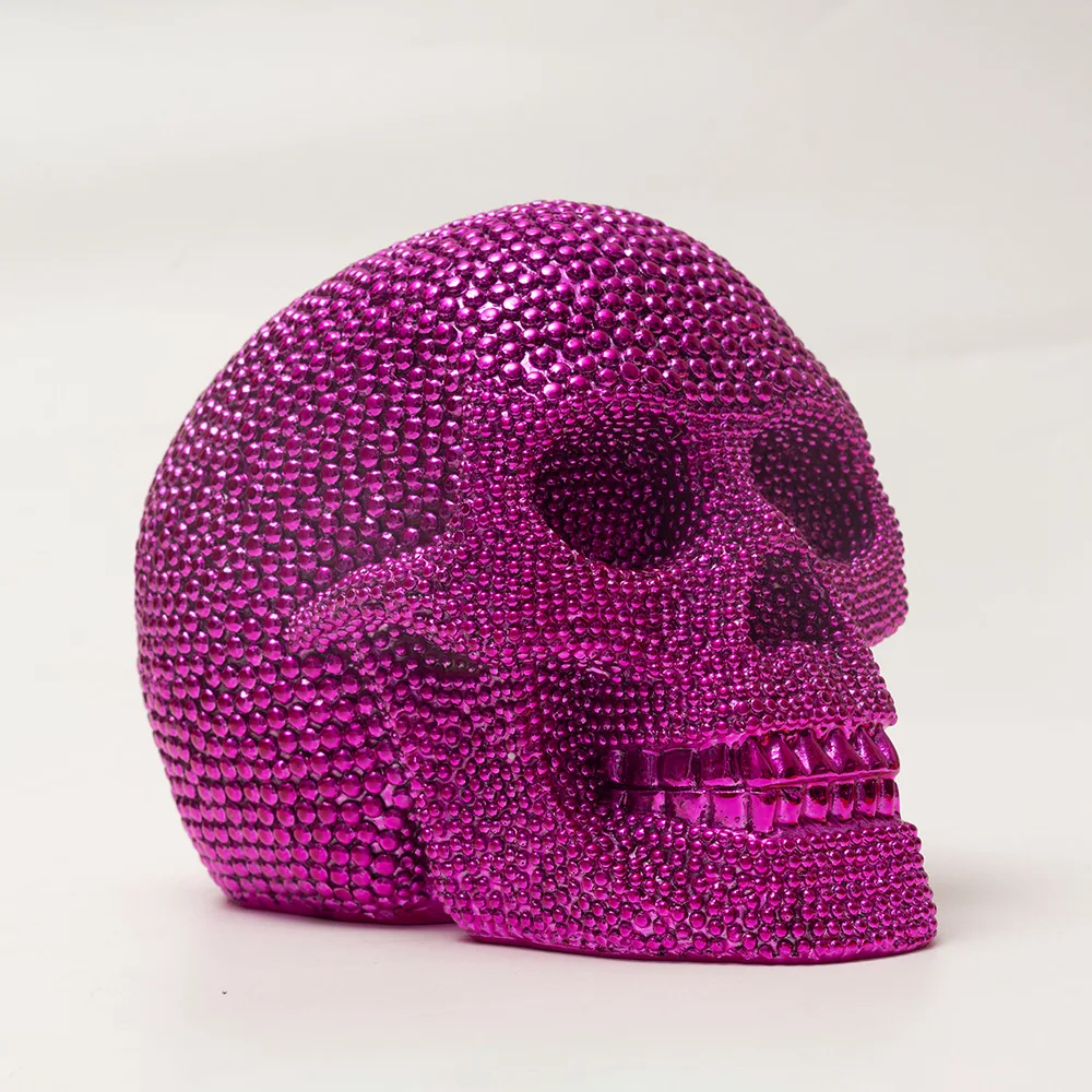 Sparkling Skull Model Skull Figurines Resin Statue Crafts Personalized Home Decor Office Desk Ornament Halloween Party Decoratio
Sparkling Skull Model Skull Figurines Resin Statue Crafts Personalized Home Decor Office Desk Ornament Halloween Party Decoratio