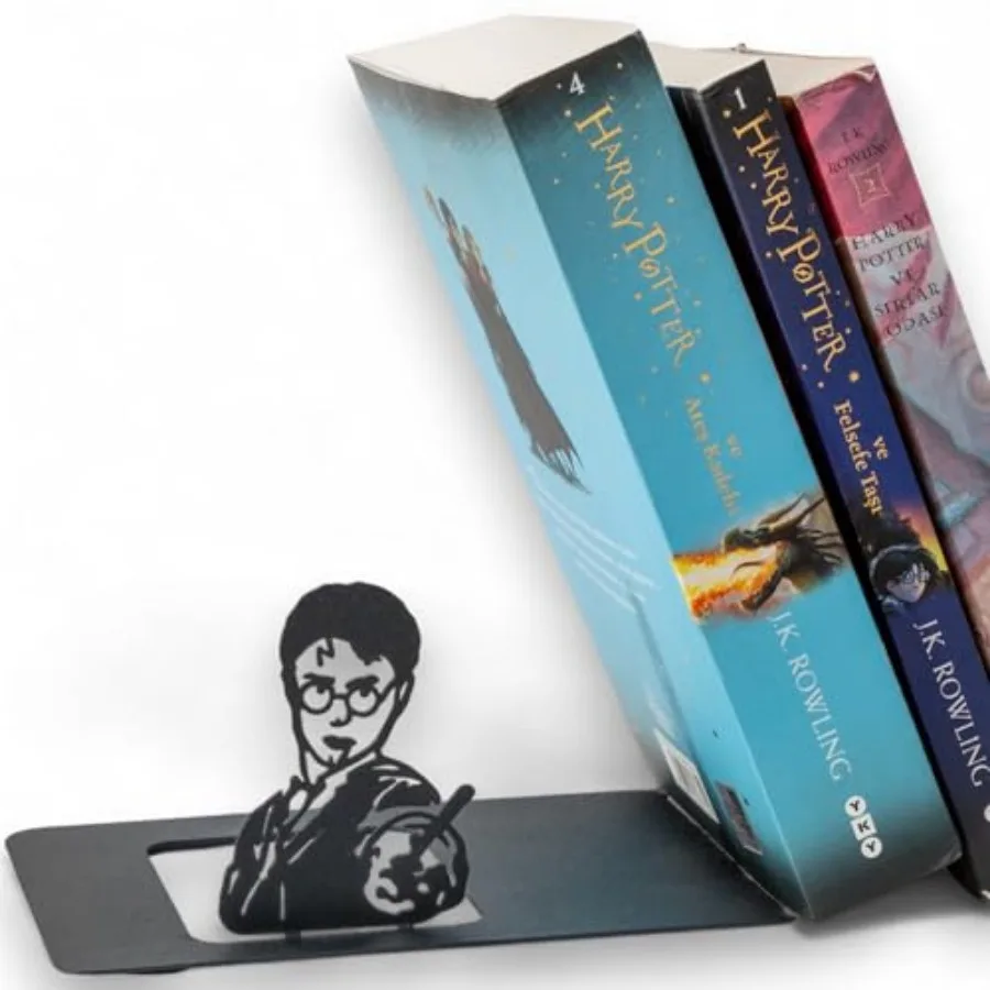 Black Metal Bookend Cute, Unique, Geeky Decor for Home, Office and Room Heavy Duty, Non-Slip Minimalist Bookends for Shelves
Black Metal Bookend Cute, Unique, Geeky Decor for Home, Office and Room Heavy Duty, Non-Slip Minimalist Bookends for Shelves