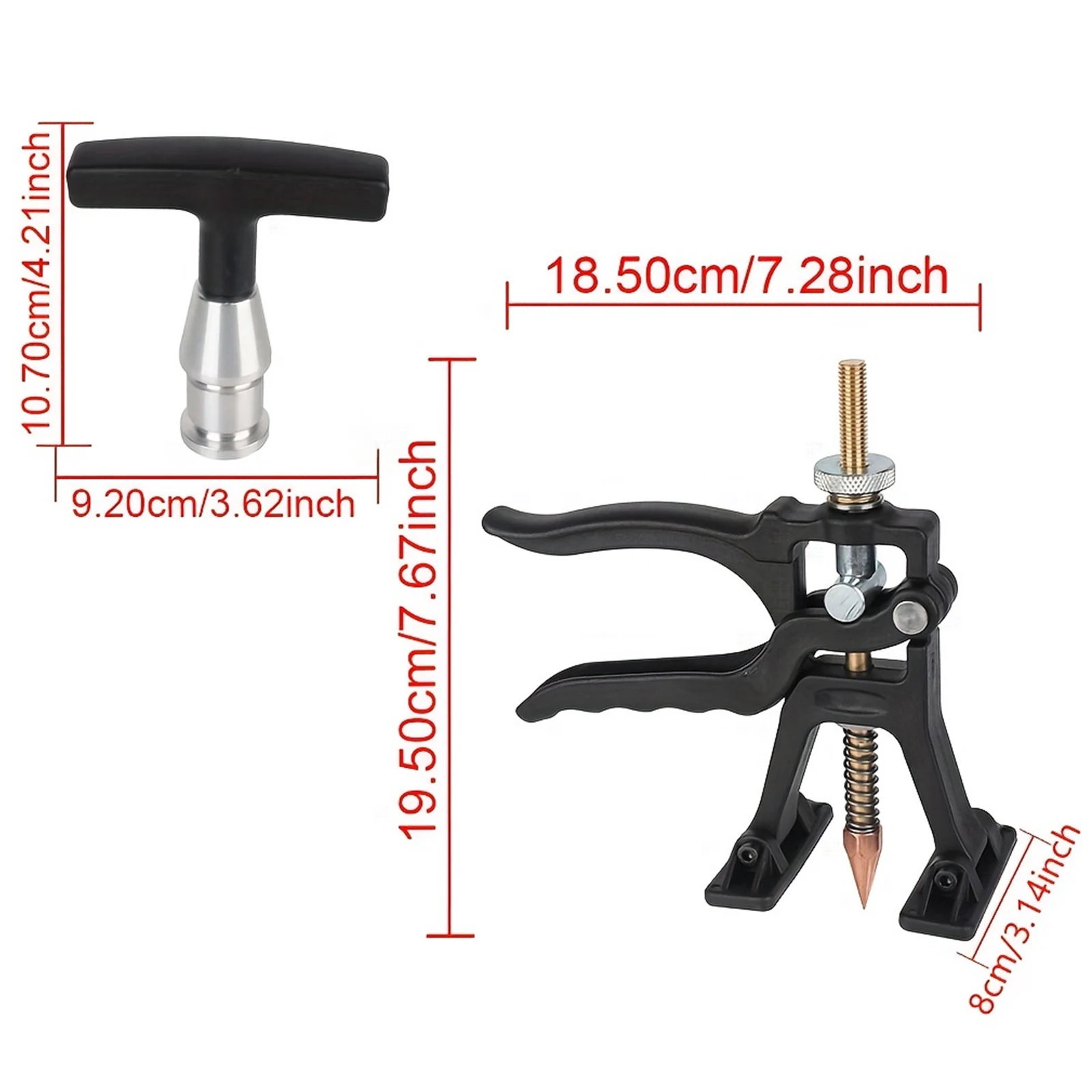 Automotive Sheet Metal Dent Quick Puller Auto Dent Remover Puller for Large & Small Ding Hail Dent Remover
Automotive Sheet Metal Dent Quick Puller Auto Dent Remover Puller for Large & Small Ding Hail Dent Remover