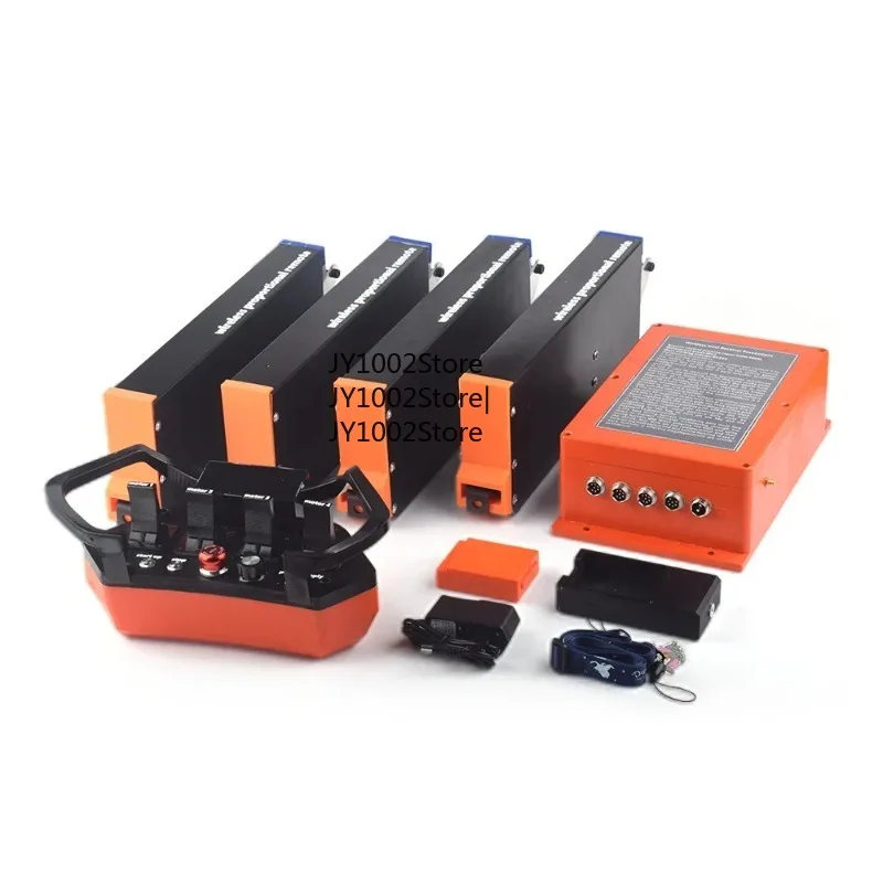 Waterproof Crane Remotely Proportional Coil Remote Control with 4 Buttons Fixed Code CE ISO Plastic Polymer Lithium Battery Cart