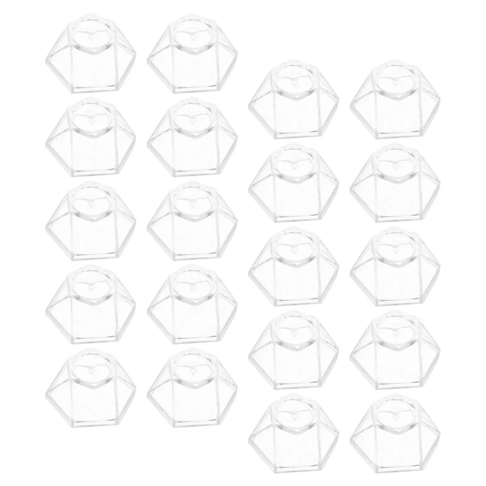 20 шт. шестигранных акриловых подставок для хрустальных шаров, прозрачные демонстрационные основания для минеральных образцов, ювелирных изделий, бейсбольных и теннисных мячей, сфер
20 шт. шестигранных акриловых подставок для хрустальных шаров, прозрачные демонстрационные основания для минеральных образцов, ювелирных изделий, бейсбольных и теннисных мячей, сфер