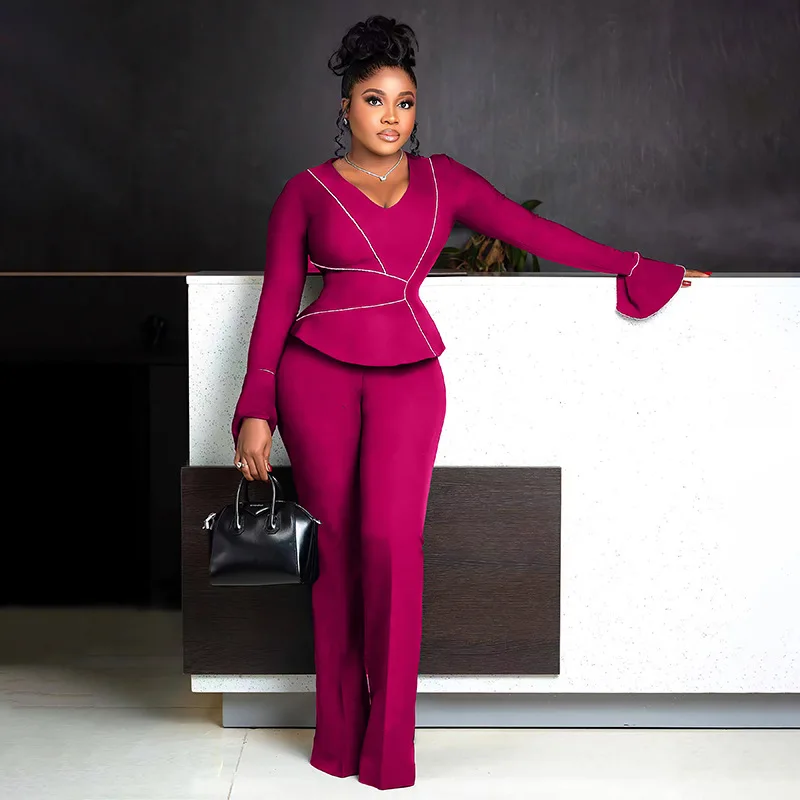 Dashiki Africa Clothing 2024 Spring Summer Africa Long Sleeve V-neck Polyester 2 Piece Top Long Pant Matching Sets Outfits M-2XL
Dashiki Africa Clothing 2024 Spring Summer Africa Long Sleeve V-neck Polyester 2 Piece Top Long Pant Matching Sets Outfits M-2XL