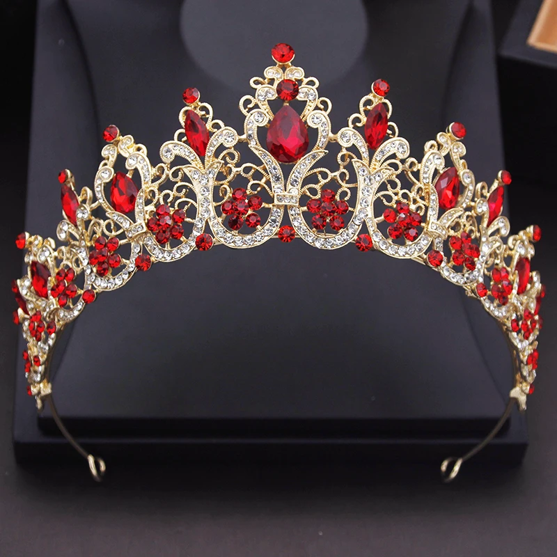 Bride Wedding Crown Lady Red Crystal Tiaras Girls Headwear Princess Prom Bridal Hair Jewelry Costume Accessories
Bride Wedding Crown Lady Red Crystal Tiaras Girls Headwear Princess Prom Bridal Hair Jewelry Costume Accessories