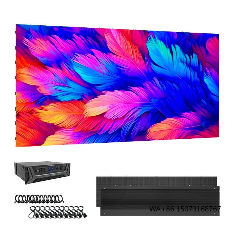 8K SMD1515 LED Panel 1.56mm P2 Small Pixel Pitch Aluminum Cabinet Easy Install HD Video Wall Hotel Lobby Welcome Display 5-Year
8K SMD1515 LED Panel 1.56mm P2 Small Pixel Pitch Aluminum Cabinet Easy Install HD Video Wall Hotel Lobby Welcome Display 5-Year
