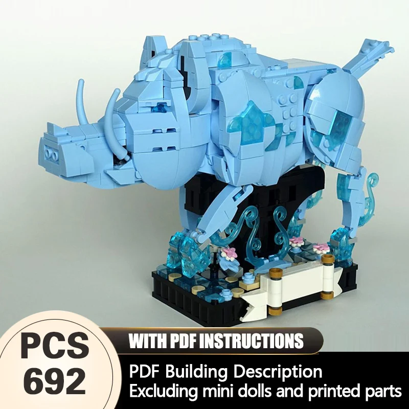 Creators Animal Series Model MOC Building Bricks Blue Wild Boar Modular Technology Gifts Holiday Assemble Children Toys Suit
Creators Animal Series Model MOC Building Bricks Blue Wild Boar Modular Technology Gifts Holiday Assemble Children Toys Suit