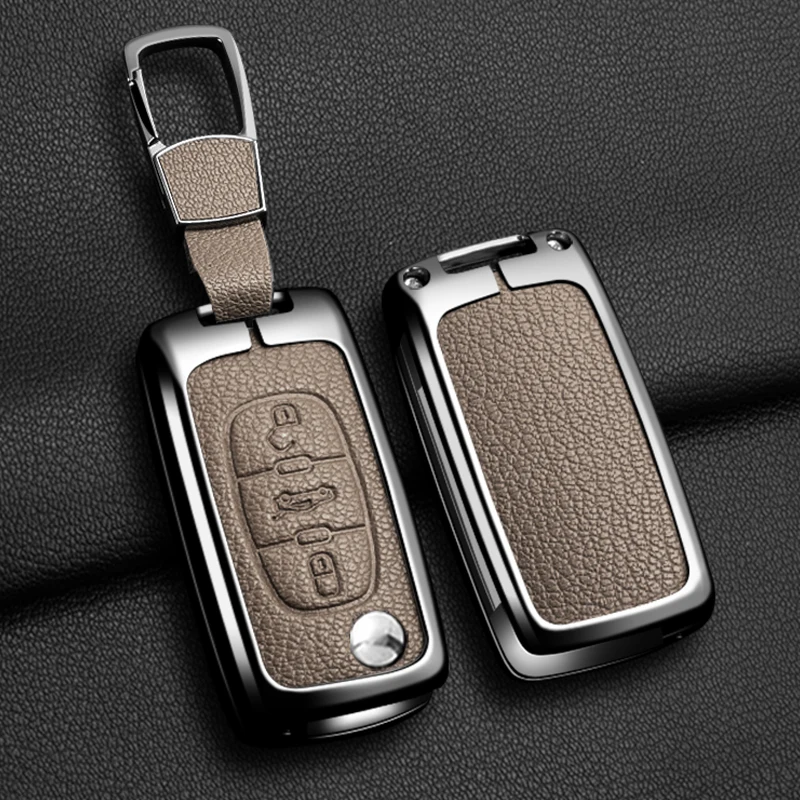 Zinc Alloy Car Flip Remote Key Case Fob Cover Holder Shell for Peugeot 207 307 308 407 607 807 Protector Keychain Accessories
Zinc Alloy Car Flip Remote Key Case Fob Cover Holder Shell for Peugeot 207 307 308 407 607 807 Protector Keychain Accessories