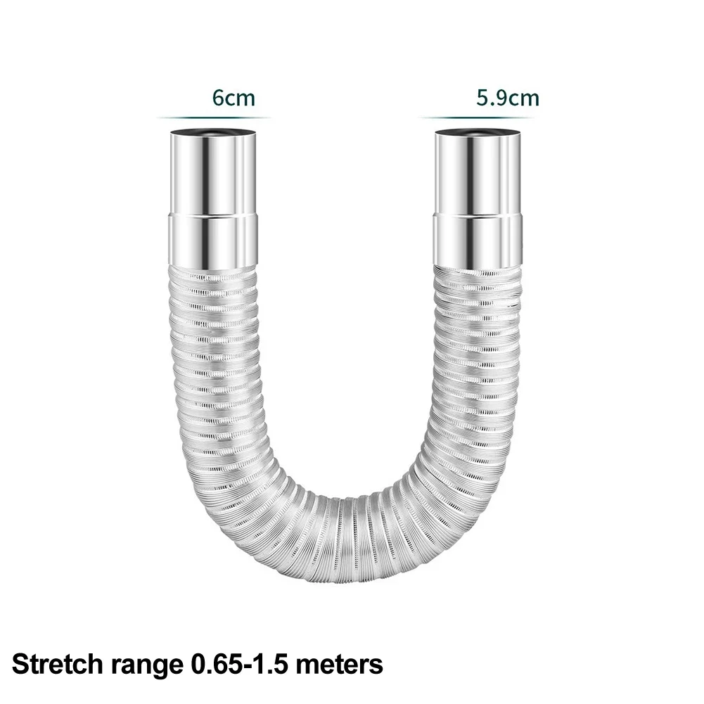 Stainless Steel Elbow Chimney Liner Bend Multi Flue Stove Water Pipe Stretching 0.65-1.5 Meters Range Home Bathroom Improvement
Stainless Steel Elbow Chimney Liner Bend Multi Flue Stove Water Pipe Stretching 0.65-1.5 Meters Range Home Bathroom Improvement