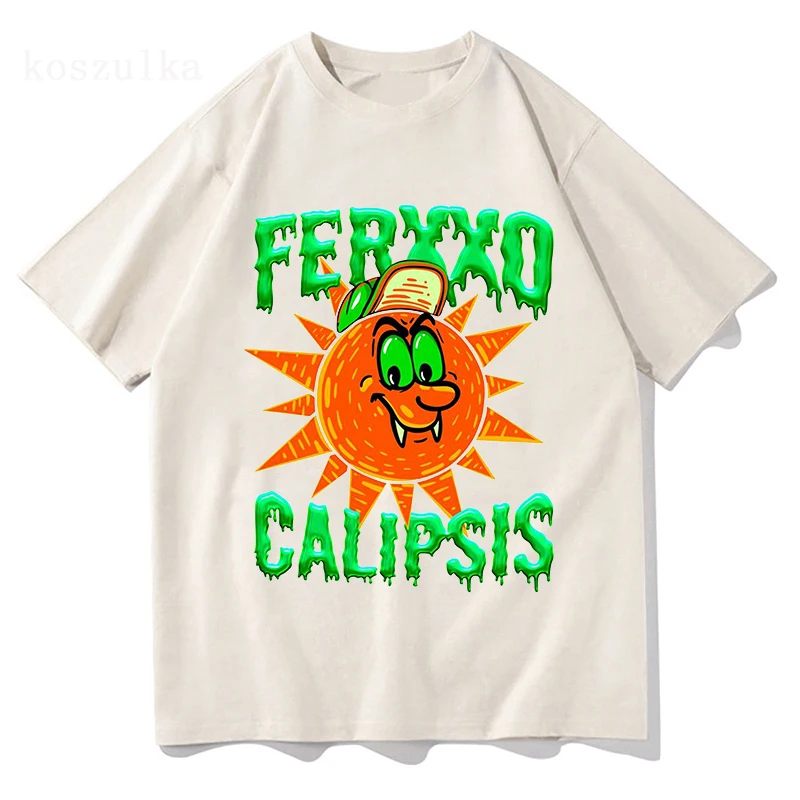 Rapper Feid Music Album T-shirt Ferxxocalipsis World Tour 2024 Graphic T Shirts Men's Women's Fashion Hip Hop Oversized T-shirts
Rapper Feid Music Album T-shirt Ferxxocalipsis World Tour 2024 Graphic T Shirts Men's Women's Fashion Hip Hop Oversized T-shirts