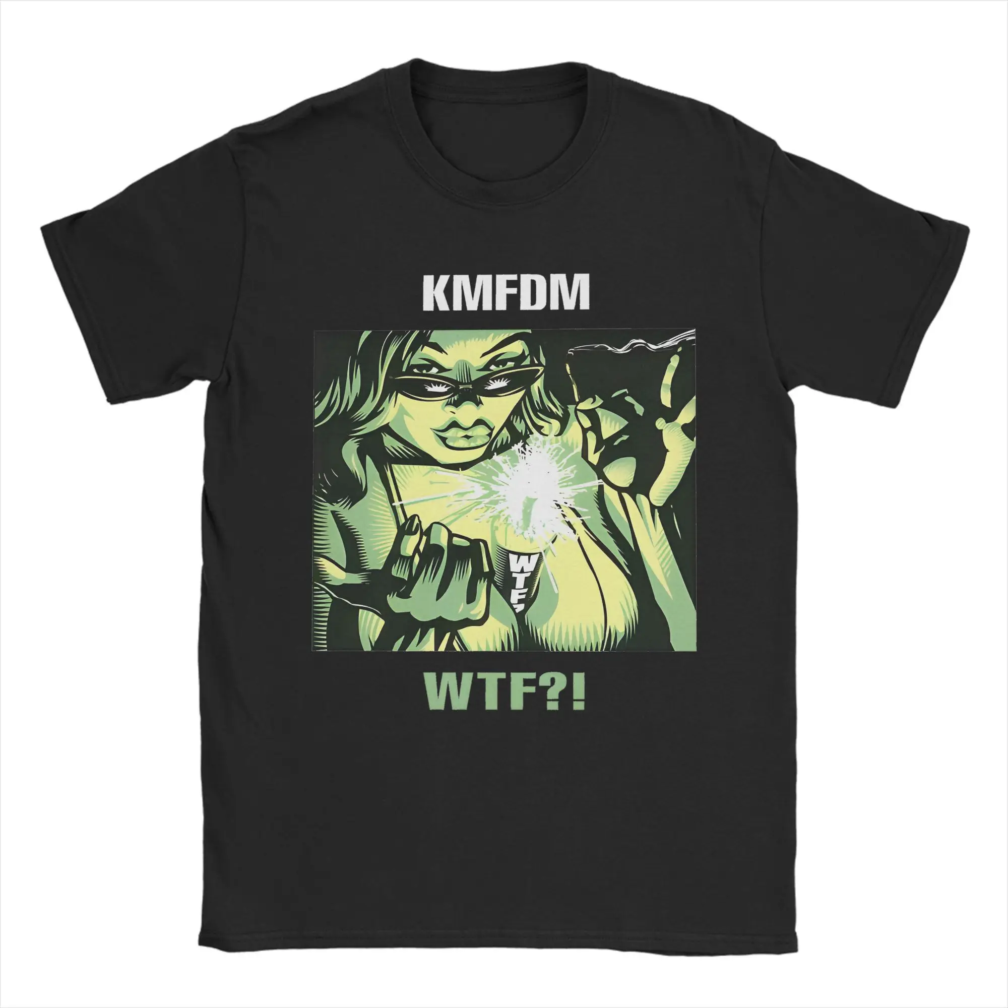Мужские футболки KMFDM WTF Rock Band, одежда из чистого хлопка, летняя забавная футболка с короткими рукавами Y2K, футболка в стиле Харадзюку с круглым вырезом, большой размер
Мужские футболки KMFDM WTF Rock Band, одежда из чистого хлопка, летняя забавная футболка с короткими рукавами Y2K, футболка в стиле Харадзюку с круглым вырезом, большой размер