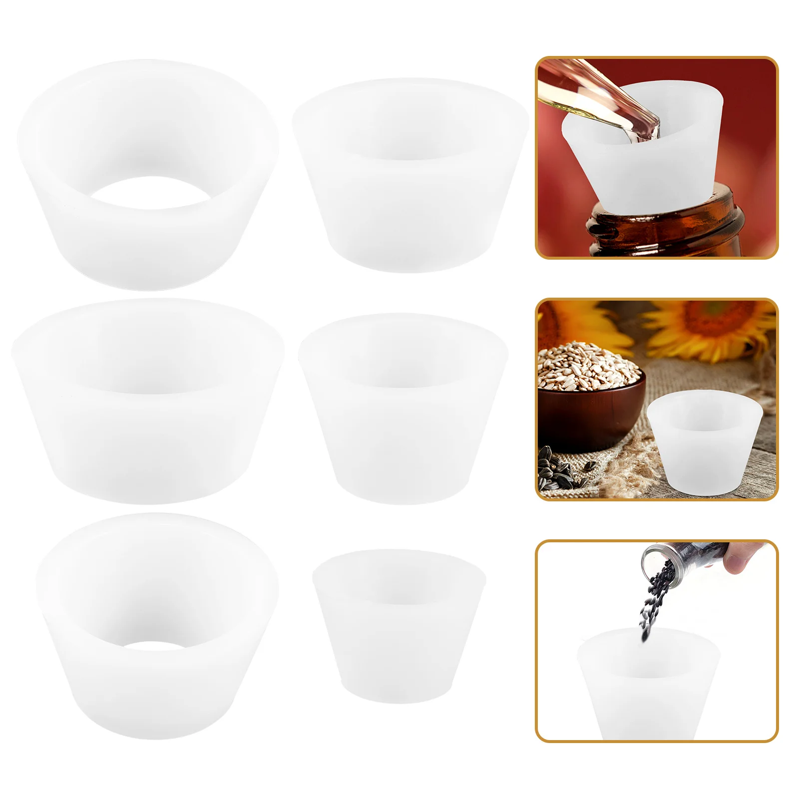 9 Pcs Buchner's Funnel Rest Flexible Draining Tool Snap Filtering Flask Adapter Tapered Collar
9 Pcs Buchner's Funnel Rest Flexible Draining Tool Snap Filtering Flask Adapter Tapered Collar
