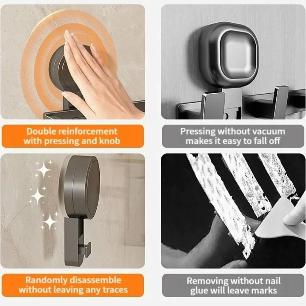 Стеллаж для ванной комнаты на присоске из углеродистой стали, настенное крепление, прочная несущая полка для хранения душа, большая вместимость, без перфоратора 
Стеллаж для ванной комнаты на присоске из углеродистой стали, настенное крепление, прочная несущая полка для хранения душа, большая вместимость, без перфоратора