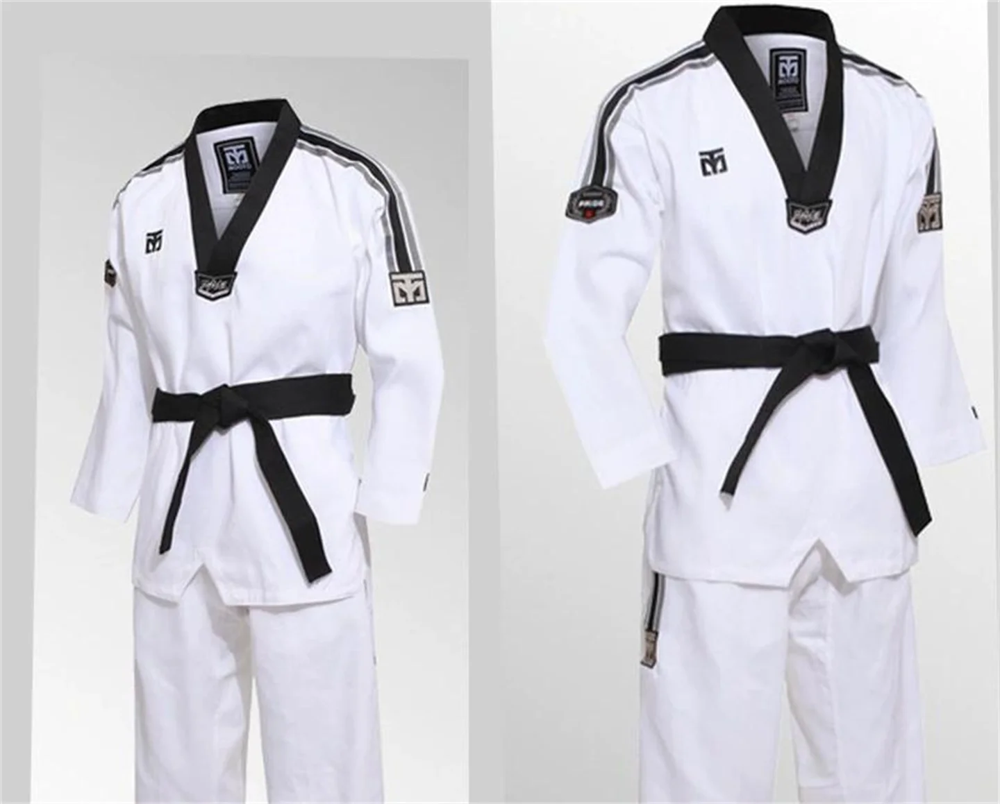 Black Belt Embroidery Coach Dobok Taekwondo Uniform Adult Men Women Professional Teacher Master Training Suit Shirts And Pants
Black Belt Embroidery Coach Dobok Taekwondo Uniform Adult Men Women Professional Teacher Master Training Suit Shirts And Pants