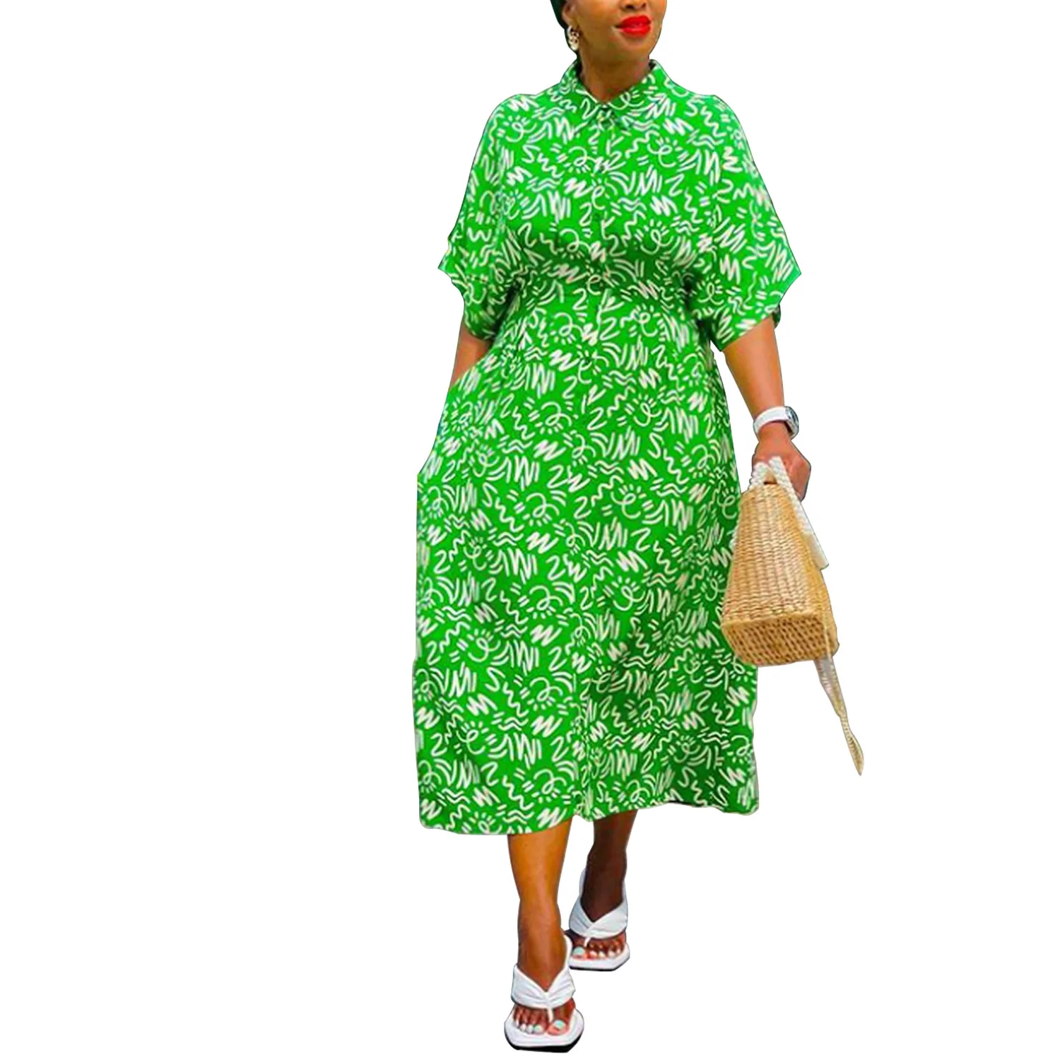 Long African Shirt Dress Women Short Sleeve Corset Turn Down Collar Robes 2023 New Fashion Print Streetwear Casual African Dress
Long African Shirt Dress Women Short Sleeve Corset Turn Down Collar Robes 2023 New Fashion Print Streetwear Casual African Dress