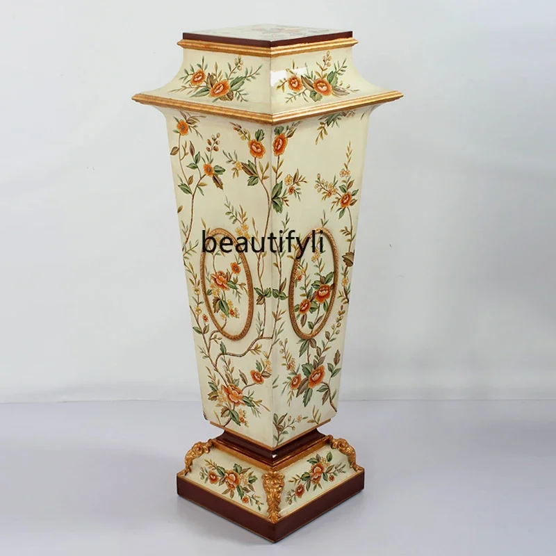 High-grade European and French decorative flower stand, hand-painted Roman column corner, decorative column6239
High-grade European and French decorative flower stand, hand-painted Roman column corner, decorative column6239