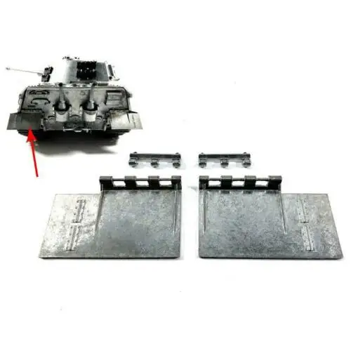 MATO Spare 1/16 King Tiger RC Model German Tank 1228 Metal Rear Mudguard MT262 Toucan Parts TH17990-SMT8
MATO Spare 1/16 King Tiger RC Model German Tank 1228 Metal Rear Mudguard MT262 Toucan Parts TH17990-SMT8