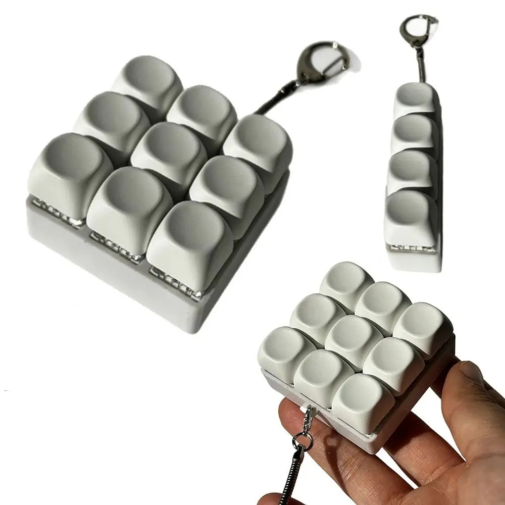4/9Keys Keyboard Fidget Toy DIY Relaxing Finger Fidget Clicker Keychain Comfortable Touch Removable Button Finger Clicker Toys
4/9Keys Keyboard Fidget Toy DIY Relaxing Finger Fidget Clicker Keychain Comfortable Touch Removable Button Finger Clicker Toys