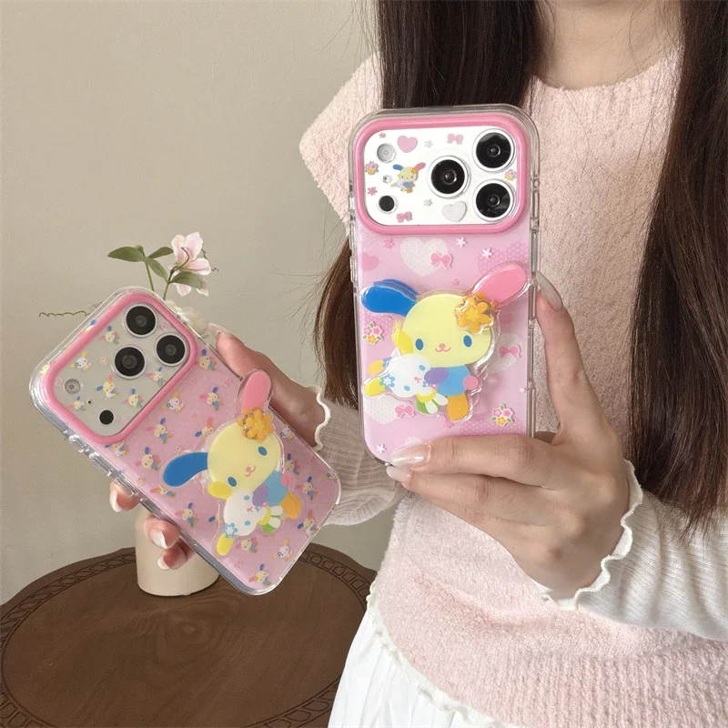 Cute 3D Bunny Cartoon Phone Case For iPhone 16 15 17 Pro Max Kawaii Pink Floral Pattern Shockproof Protective Cover with Camera
Cute 3D Bunny Cartoon Phone Case For iPhone 16 15 17 Pro Max Kawaii Pink Floral Pattern Shockproof Protective Cover with Camera