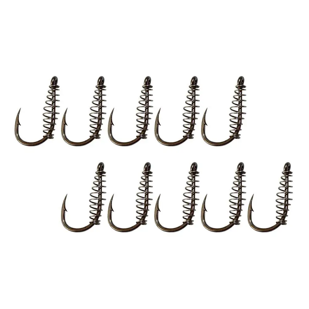 30 Pcs Spring Fishing Hooks Durable Lightweight Portable Outdoor Gear Carbon Steel Fish Baits Easy Use Practical Design
30 Pcs Spring Fishing Hooks Durable Lightweight Portable Outdoor Gear Carbon Steel Fish Baits Easy Use Practical Design