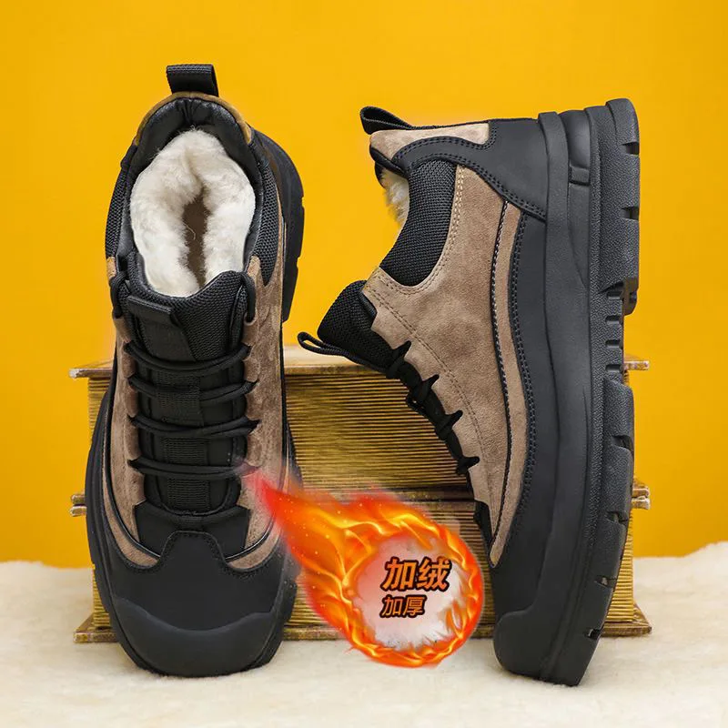 Зимние мужские ботинки 2026: новые, утепленные, на толстой подошве, нескользящие, износостойкие, для работы на улице
Зимние мужские ботинки 2026: новые, утепленные, на толстой подошве, нескользящие, износостойкие, для работы на улице