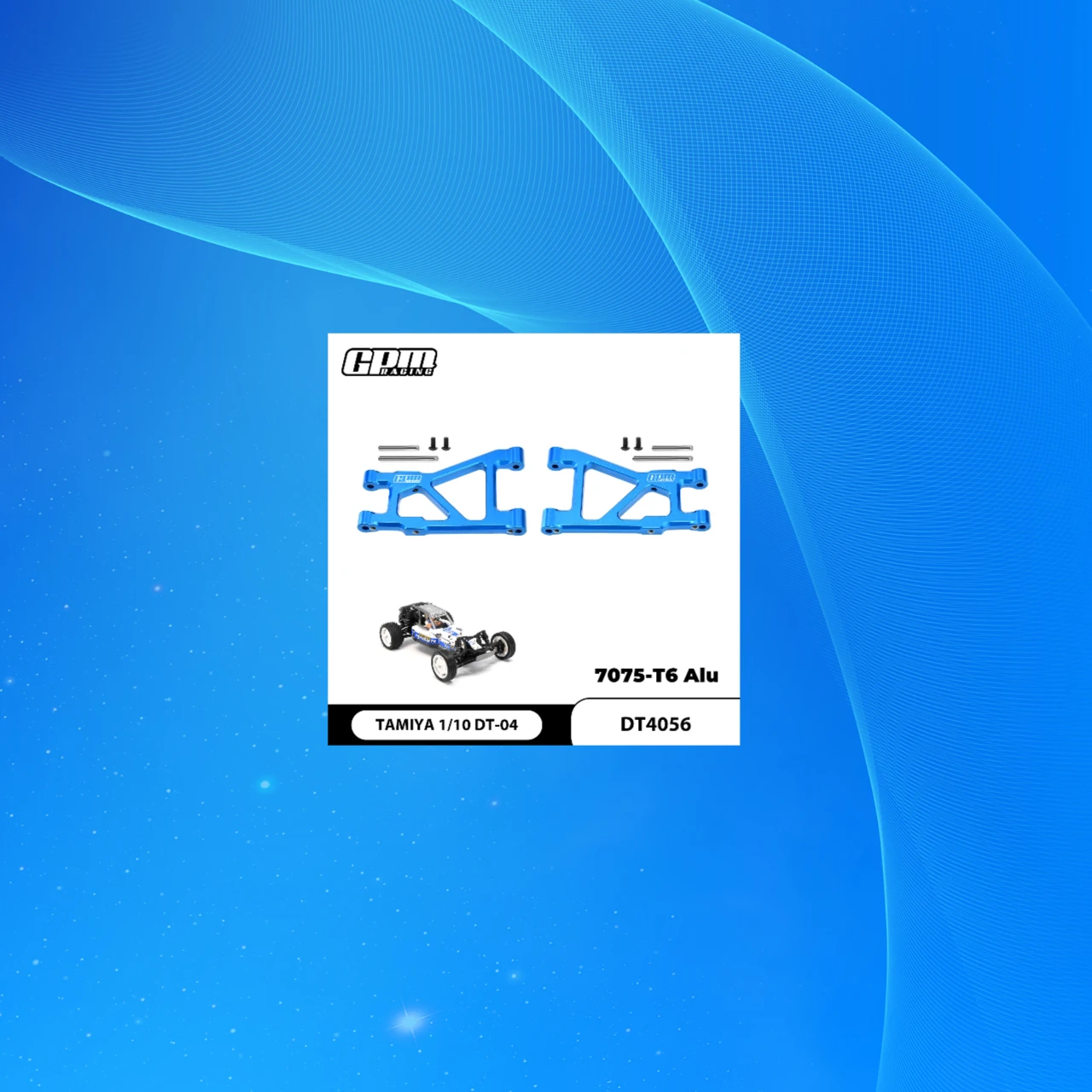 GPM 7075 Alloy Rear Lower Suspension Arms For TAMIYA 1/10 DT-04 Fighter Nxgen
GPM 7075 Alloy Rear Lower Suspension Arms For TAMIYA 1/10 DT-04 Fighter Nxgen