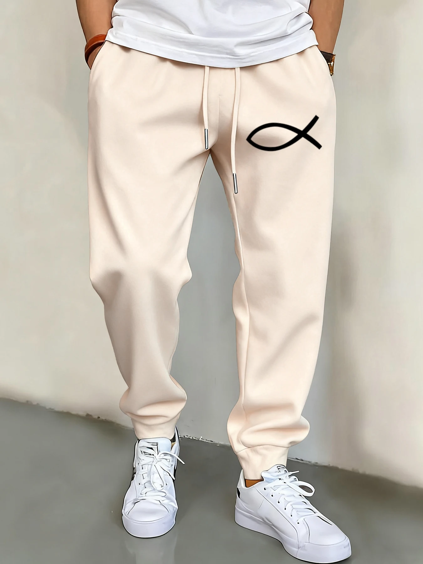 A Simple Drawing Of Fish Print Pant For Man Street Trendy Men'S Sweatpants Warm Drawstring Joggers Unisex Street Basics Pants
A Simple Drawing Of Fish Print Pant For Man Street Trendy Men'S Sweatpants Warm Drawstring Joggers Unisex Street Basics Pants