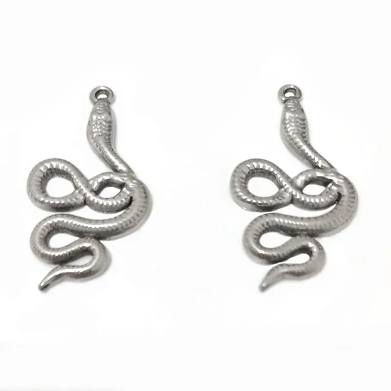 WZNB 4Pcs Snake Charms for Jewelry Making Stainless Steel Animal Pendant Earrings Necklaces Handmade Diy Accessories Supplies
WZNB 4Pcs Snake Charms for Jewelry Making Stainless Steel Animal Pendant Earrings Necklaces Handmade Diy Accessories Supplies