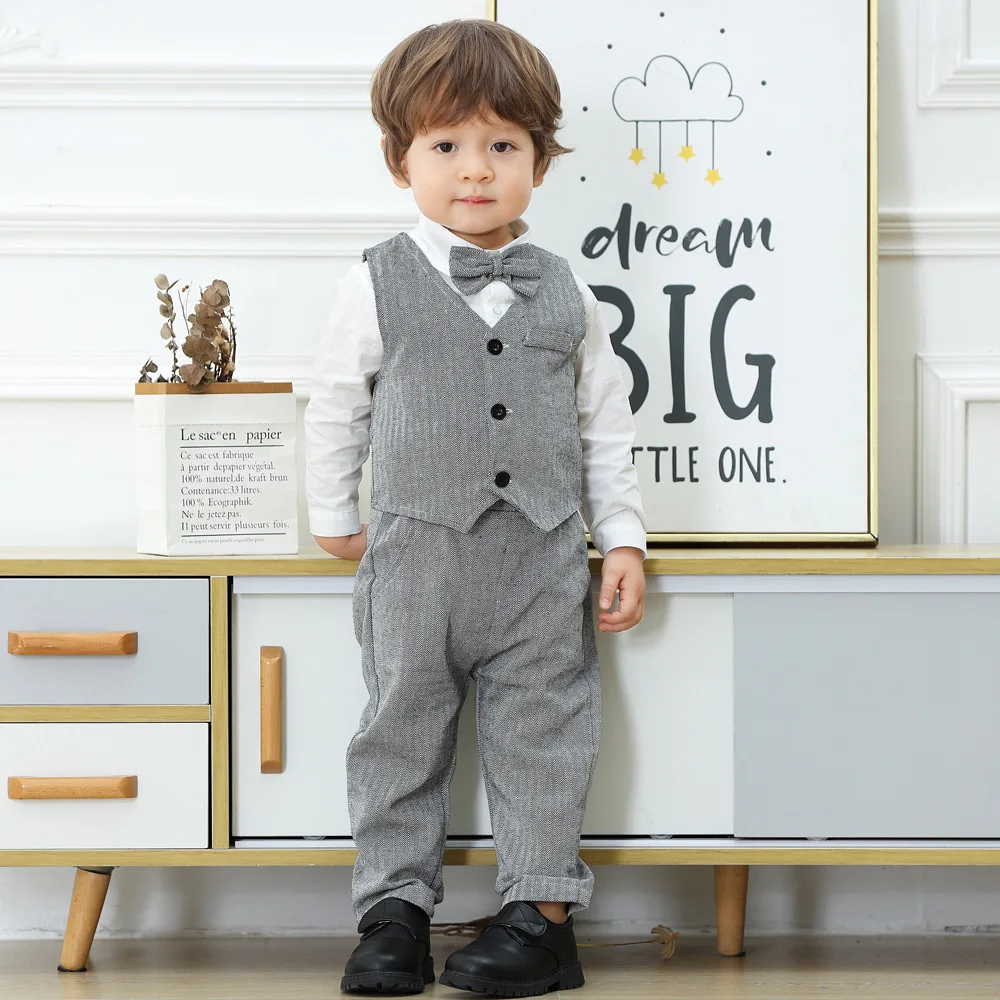 Birthday Toddler Solid Gentleman Children Elegant Suit 1 2 3 4 5 6 Years Dress Kid Wedding Boys Formal Party Outfits Clothes Set
Birthday Toddler Solid Gentleman Children Elegant Suit 1 2 3 4 5 6 Years Dress Kid Wedding Boys Formal Party Outfits Clothes Set