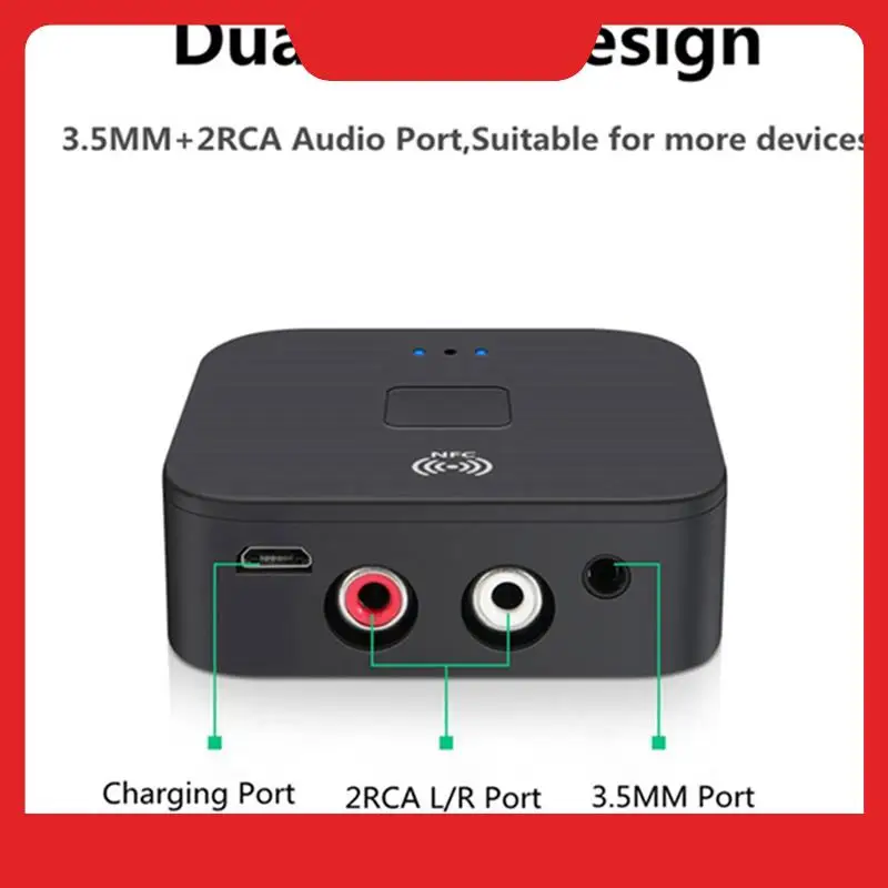 For NFC Bluetooth 5.0 Audio Receiver 3.5Mm AUX RCA Stereo Hi-Fi Music Wireless Adapter For Car Home Speakers Durable Easy To Use
For NFC Bluetooth 5.0 Audio Receiver 3.5Mm AUX RCA Stereo Hi-Fi Music Wireless Adapter For Car Home Speakers Durable Easy To Use