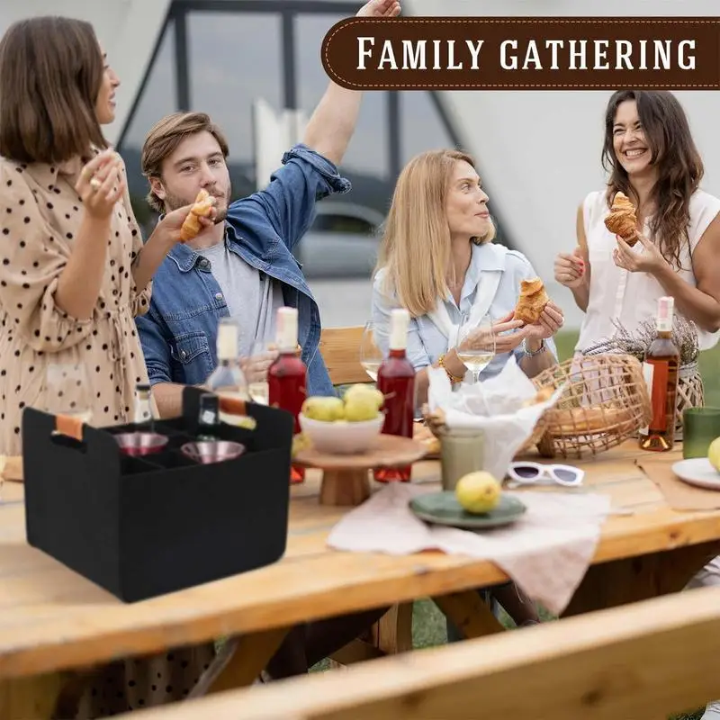 12-бутылочная фетровая сумка-переноска для вина, многоразовые сумки для продуктов для путешествий, кемпинга и пикника, защитная сумка для вина
12-бутылочная фетровая сумка-переноска для вина, многоразовые сумки для продуктов для путешествий, кемпинга и пикника, защитная сумка для вина