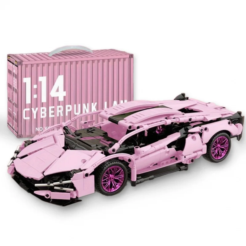 Городской скоростной технический розовый гоночный автомобиль Lamborghinied, строительный блок, модель спортивного автомобиля, сборные кирпичи, игрушки для детей, подарки для взрослых
Городской скоростной технический розовый гоночный автомобиль Lamborghinied, строительный блок, модель спортивного автомобиля, сборные кирпичи, игрушки для детей, подарки для взрослых