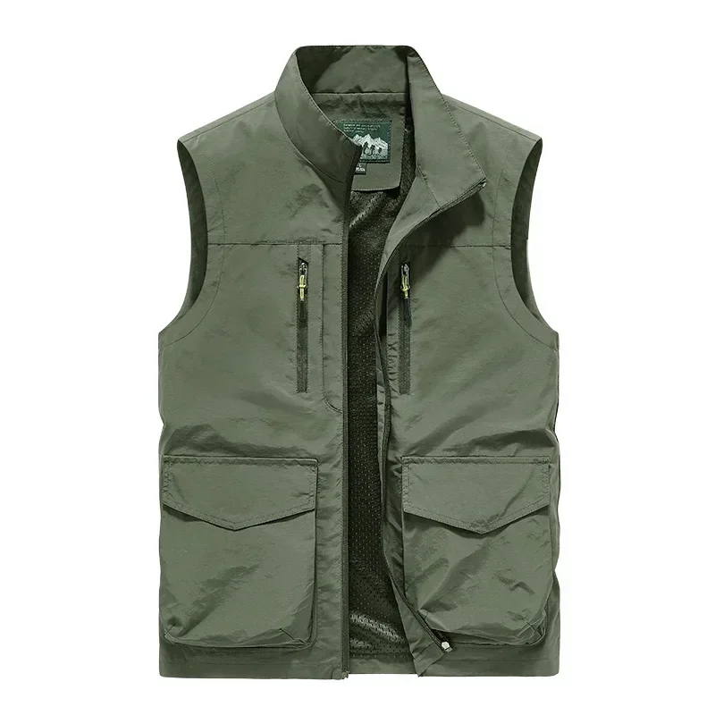 Men's Vest Spring Summer Hiking Fishing Multi-Pocket Mountain Cargo Vest Outdoor Hunting Breathable Sleeveless Jacket
Men's Vest Spring Summer Hiking Fishing Multi-Pocket Mountain Cargo Vest Outdoor Hunting Breathable Sleeveless Jacket