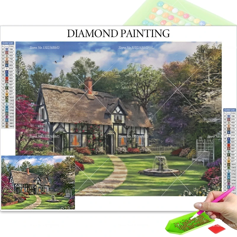 Diamond Painting Kits On Clearance Nature Scene 5D Crystal Diamond Art Full Rhinestones Cross Stitch Crafts Supplies Adults Gift
Diamond Painting Kits On Clearance Nature Scene 5D Crystal Diamond Art Full Rhinestones Cross Stitch Crafts Supplies Adults Gift