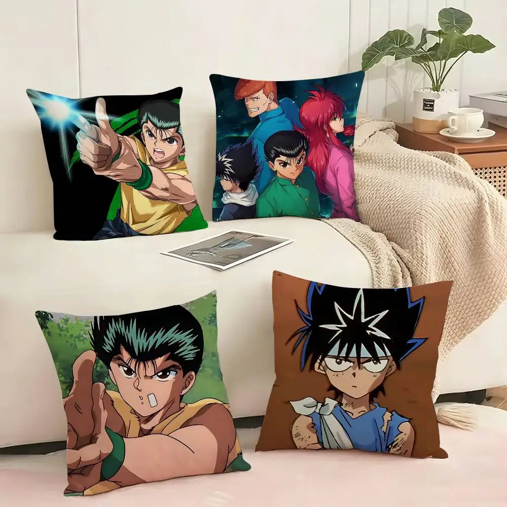 YuYu Hakusho Anime Cartoon Square Double-Sided printed Pillow Case Bedroom Bedside Pillow Sofa Cushion Cover Gift
YuYu Hakusho Anime Cartoon Square Double-Sided printed Pillow Case Bedroom Bedside Pillow Sofa Cushion Cover Gift