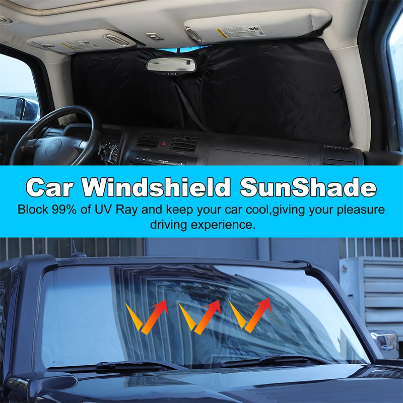 Car Styling Black For Hummer H3 2003-2009 Car forward Windshield Sunshade Car Solar Protection pad Car tools Accessories
Car Styling Black For Hummer H3 2003-2009 Car forward Windshield Sunshade Car Solar Protection pad Car tools Accessories