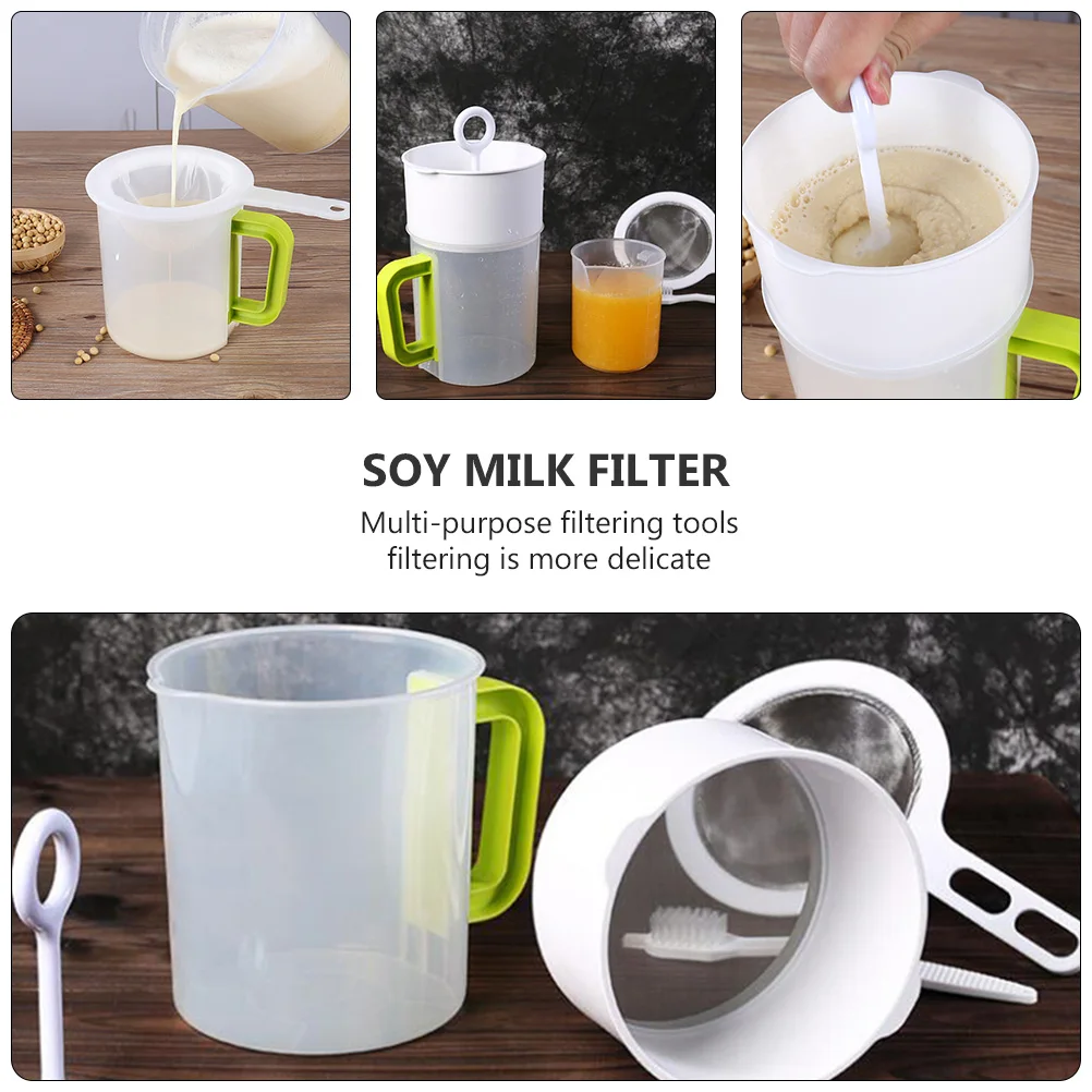 Soy Milk Filter Cup Set Juice Strainer Mesh Food Fruit Plastic Yogurt Filters Cups
Soy Milk Filter Cup Set Juice Strainer Mesh Food Fruit Plastic Yogurt Filters Cups