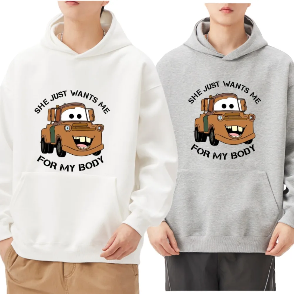 Осенне-зимняя толстовка с мультяшным принтом Lightning McQueen, новая высококачественная мужская и женская спортивная уличная удобная толстовка с капюшоном
Осенне-зимняя толстовка с мультяшным принтом Lightning McQueen, новая высококачественная мужская и женская спортивная уличная удобная толстовка с капюшоном