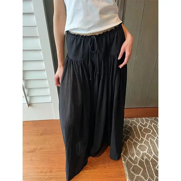 Large Swing Drawstring Broken Pleated Wide-leg Culottes Women's Summer New Commuter Casual Pants
Large Swing Drawstring Broken Pleated Wide-leg Culottes Women's Summer New Commuter Casual Pants