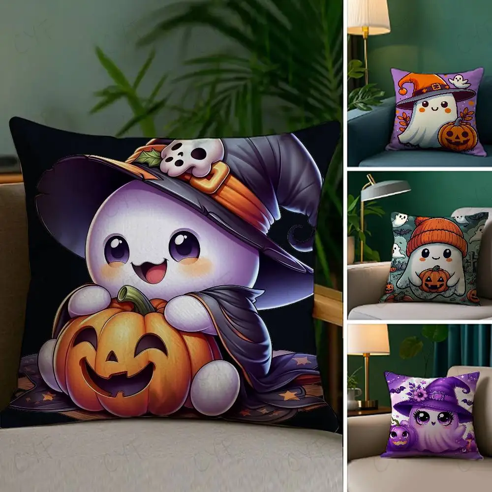 Cute Ghost with Pumpkin Pillow Case Custom Printed Brushed Fleece Pillow, Baby Skin-Touch, Eco-Friendly Dye-Sublimation Cushion
Cute Ghost with Pumpkin Pillow Case Custom Printed Brushed Fleece Pillow, Baby Skin-Touch, Eco-Friendly Dye-Sublimation Cushion