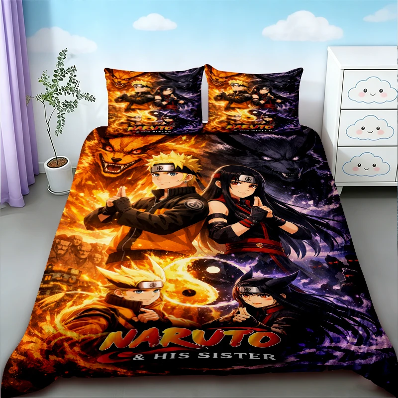 3pcs Naruto Duvet Cover Anime Cartoon Bedding Set Quilt Cover Twin Full Single Size Teens Boys Bedroom Dormitory Decor
3pcs Naruto Duvet Cover Anime Cartoon Bedding Set Quilt Cover Twin Full Single Size Teens Boys Bedroom Dormitory Decor