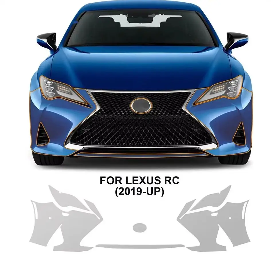 For Lexus RC 300 350 2019-2025 TPU Bumper Hood Scratch-Resistant Self-Healing Paint Protection Film Invisible Pre-cut PPF Kit
For Lexus RC 300 350 2019-2025 TPU Bumper Hood Scratch-Resistant Self-Healing Paint Protection Film Invisible Pre-cut PPF Kit