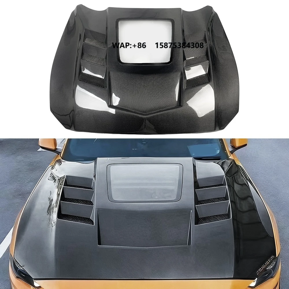 Carbon Fiber Engine Cover for Mustang 2015+ Hood
Carbon Fiber Engine Cover for Mustang 2015+ Hood